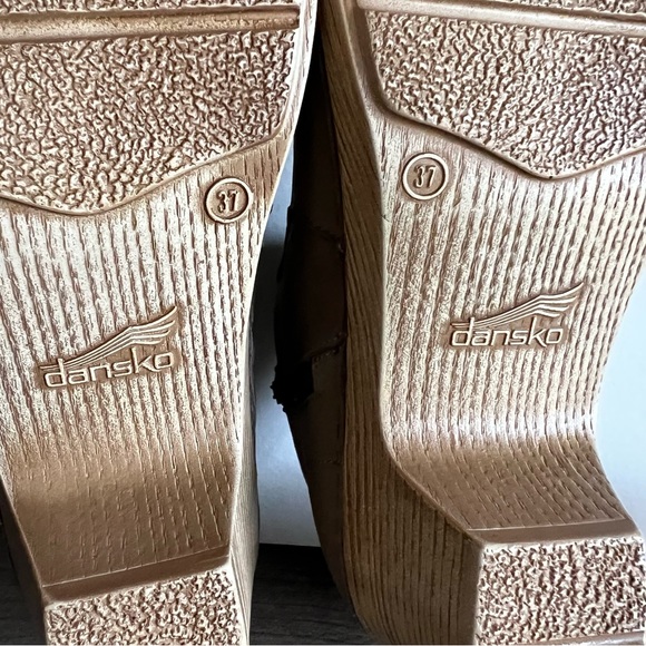 Dansko Maria Waterproof Taupe Leather Ankle Boots NIB – Women’s Size 37 / 6.5-7 - Picture 11 of 11